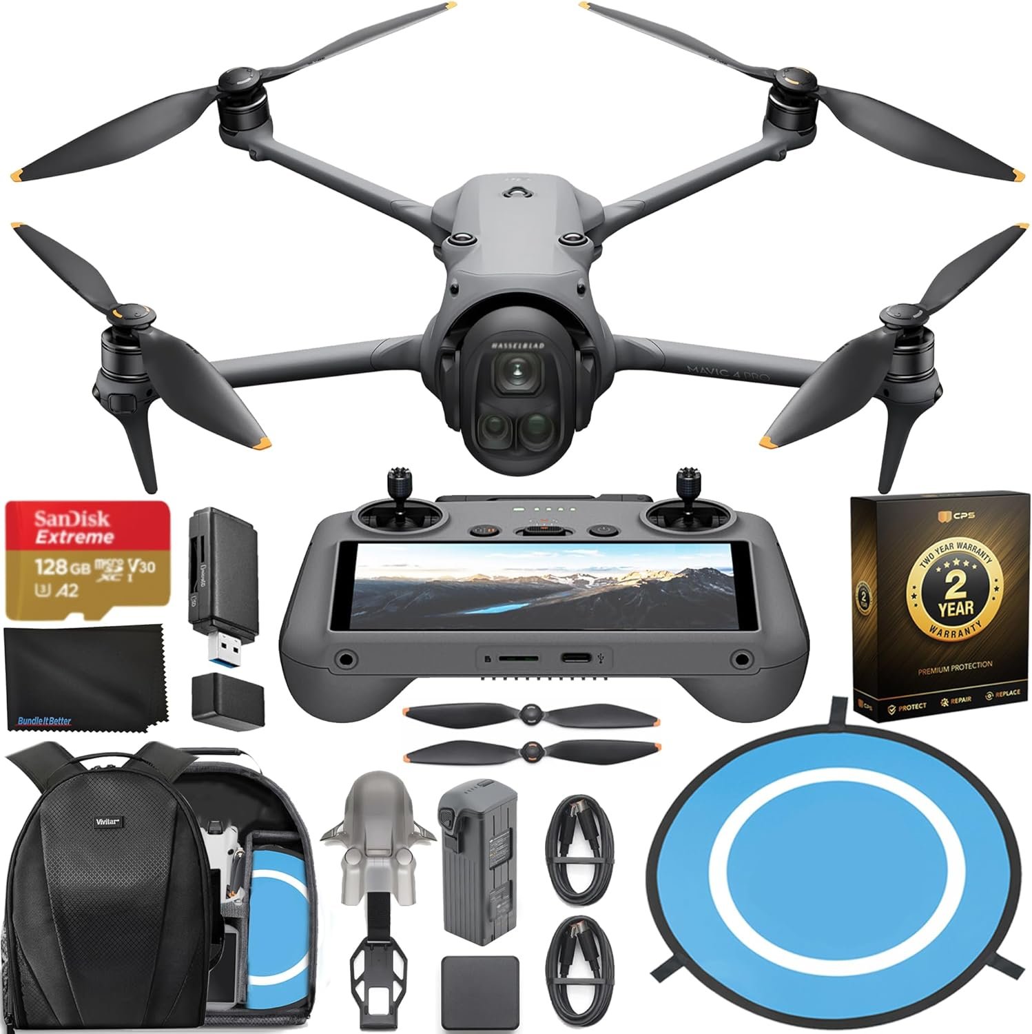 DJI Mavic 4 Pro Drone 6K60 HDR, 100MP, 51-Min Max Flight Tim...
