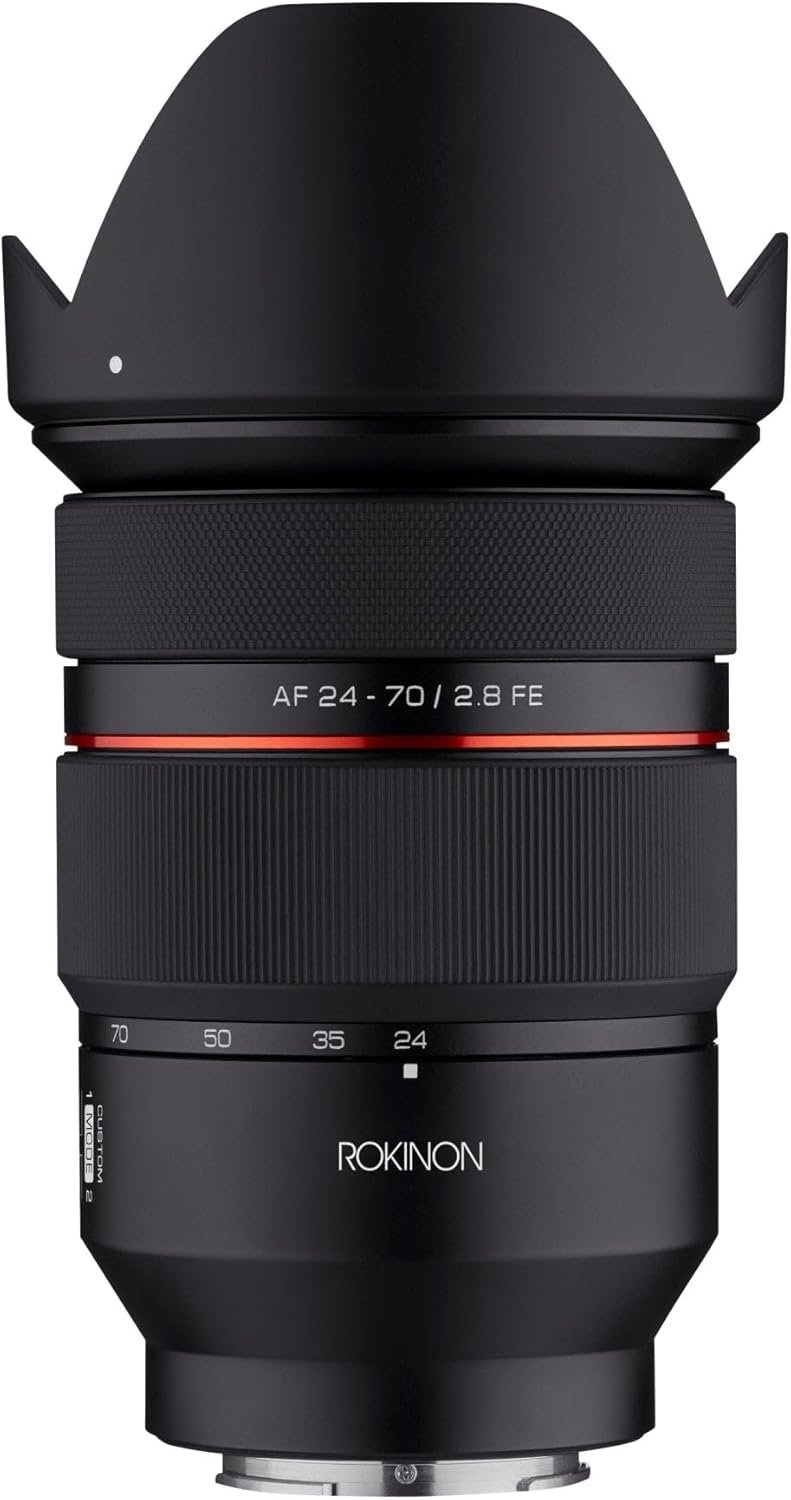 Rokinon 24-70mm F2.8 AF Zoom Lens for Sony E – Full Frame,...