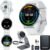 Garmin Venu 3 Running GPS Smartwatch with AMOLED Display, Advanced Health, Fitness Features, Up to 14 Day Battery Life with Signature Power Bundle | Silver with Whitestone Silicone Band