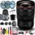 Canon RF 24-70mm f/2.8L is USM Lens (3680C002) + Filter Kit + Backpack + 64GB Card + Lens Pouch + Card Reader + Flex Tripod + Memory Wallet + Cap Keeper + Cleaning Kit + Hand Strap + More (Renewed)